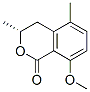 (R)-3,4-Dihydro-8-methoxy-3,5-dimethylisocoumarin 结构式