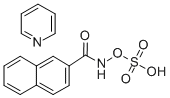 Hydroxylamine-O-sulfonic acid, N-(2-naphthoyl)-, pyridine salt 结构式