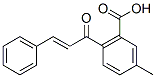 6-cinnamoyl-m-toluic acid 结构式