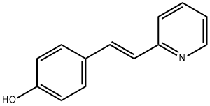 (E)-4-(2-(吡啶-2-基)乙烯基)苯酚 结构式