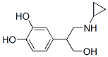 1,2-Benzenediol, 4-[2-(cyclopropylamino)-1-(hydroxymethyl)ethyl]- (9CI) 结构式