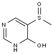 4-Pyrimidinol, 1,4-dihydro-5-(methylsulfinyl)- (9CI) 结构式