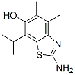 6-Benzothiazolol,  2-amino-4,5-dimethyl-7-(1-methylethyl)- 结构式