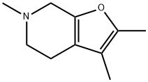 Furo[2,3-c]pyridine, 4,5,6,7-tetrahydro-2,3,6-trimethyl- (9CI) 结构式