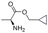 L-Alanine, cyclopropylmethyl ester (9CI) 结构式