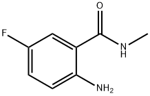 2-氨基-5-氟-N-甲基苯甲酰胺 结构式