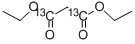 丙二酸二乙酯-1,3-13C2 结构式