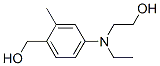 Benzenemethanol, 4-[ethyl(2-hydroxyethyl)amino]-2-methyl- (9CI) 结构式