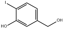 5-羟甲基-2-碘苯酚 结构式