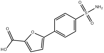 5-(4-Aminosulfonylphenyl)-furan-2-carboxylic acid 结构式