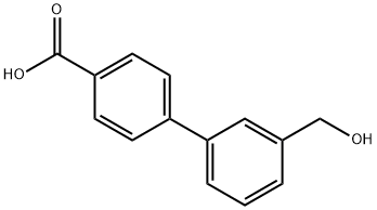 4-(3-Hydroxymethylphenyl)benzoic acid 结构式