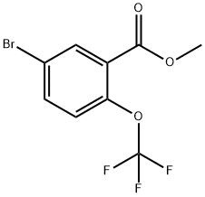 2-溴-5-三氟甲氧基苯甲酸 结构式