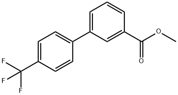 4-(三氟甲基)-[1,1-联苯]-3-羧酸甲酯 结构式