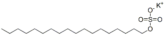 potassium octadecyl sulphate 结构式