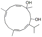 1,7,11-Trimethyl-4-isopropyl-4,6,10,13-cyclotetradecatetrene-1,3-diol 结构式