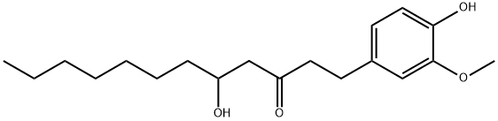 5-羟基-1-(4-羟基-3-甲氧基苯基)-3-十二酮 结构式