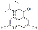 5-(1-hydroxy-2-(isopropylamino)butyl)-7-hydroxycarbostyril 结构式