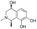 4,7,8-Isoquinolinetriol,1,2,3,4-tetrahydro-1,2-dimethyl-,cis-(9CI) 结构式