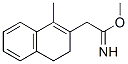 2-Naphthaleneethanimidicacid,3,4-dihydro-1-methyl-,methylester(9CI) 结构式