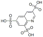 3,6,8-Quinolinetrisulfonic  acid 结构式