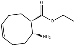 4-Cyclooctene-1-carboxylicacid,8-amino-,ethylester,(1S,8R)-(9CI) 结构式