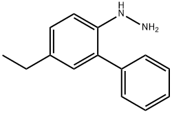 Hydrazine, (5-ethyl[1,1-biphenyl]-2-yl)- (9CI) 结构式