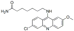 Heptanamide, 7-((6-chloro-2-methoxy-9-acridinyl)amino)- 结构式