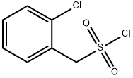 (2-氯苯基)甲基磺酰氯 结构式