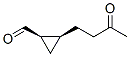 Cyclopropanecarboxaldehyde, 2-(3-oxobutyl)-, (1R,2S)- (9CI) 结构式