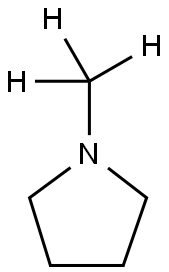 1-甲基-D3-吡咯烷 结构式