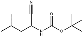 Carbamic acid, (1-cyano-3-methylbutyl)-, 1,1-dimethylethyl ester (9CI) 结构式