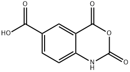 2,4-二氧代-2,4-二氢-1H-苯并[1,3]恶嗪-6-羧酸 结构式
