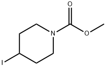 1-Piperidinecarboxylic acid, 4-iodo-, Methyl ester 结构式