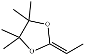 1,3-Dioxolane,  2-ethylidene-4,4,5,5-tetramethyl- 结构式