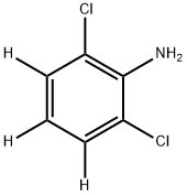 2,6-二氯苯胺-D3 结构式