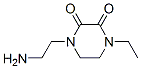 2,3-Piperazinedione,1-(2-aminoethyl)-4-ethyl-(9CI) 结构式