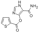 5-(Aminocarbonyl)-1H-imidazol-4-yl 2-thiophenecarboxylate 结构式