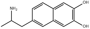 2,3-Naphthalenediol, 6-(2-aminopropyl)- (9CI) 结构式