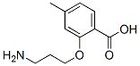 Benzoic acid, 2-(3-aminopropoxy)-4-methyl- (9CI) 结构式