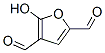 2,4-Furandicarboxaldehyde, 5-hydroxy- (9CI) 结构式