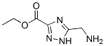 1H-1,2,4-Triazole-3-carboxylicacid,5-(aminomethyl)-,ethylester(9CI) 结构式