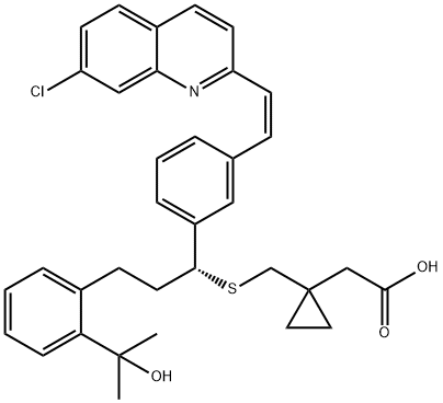 孟鲁司特钠杂质G 结构式