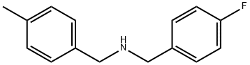 N-(4-氟苄基)-4-甲基苄胺 结构式