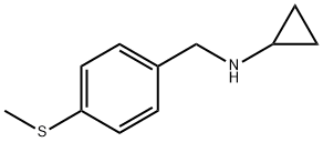 N-(4-(METHYLTHIO)BENZYL)CYCLOPROPANAMINE 结构式