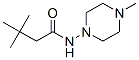 Butanamide, 3,3-dimethyl-N-(4-methyl-1-piperazinyl)- (9CI) 结构式