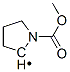 2-Pyrrolidinyl, 1-(methoxycarbonyl)- (9CI) 结构式