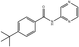 Benzamide, 4-(1,1-dimethylethyl)-N-pyrazinyl- (9CI) 结构式