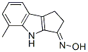 Cyclopent[b]indol-3(2H)-one, 1,4-dihydro-5-methyl-, oxime (9CI) 结构式