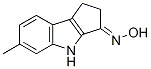 Cyclopent[b]indol-3(2H)-one, 1,4-dihydro-6-methyl-, oxime (9CI) 结构式