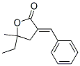 2(3H)-Furanone,5-ethyldihydro-5-methyl-3-(phenylmethylene)-,(3E)-(9CI) 结构式